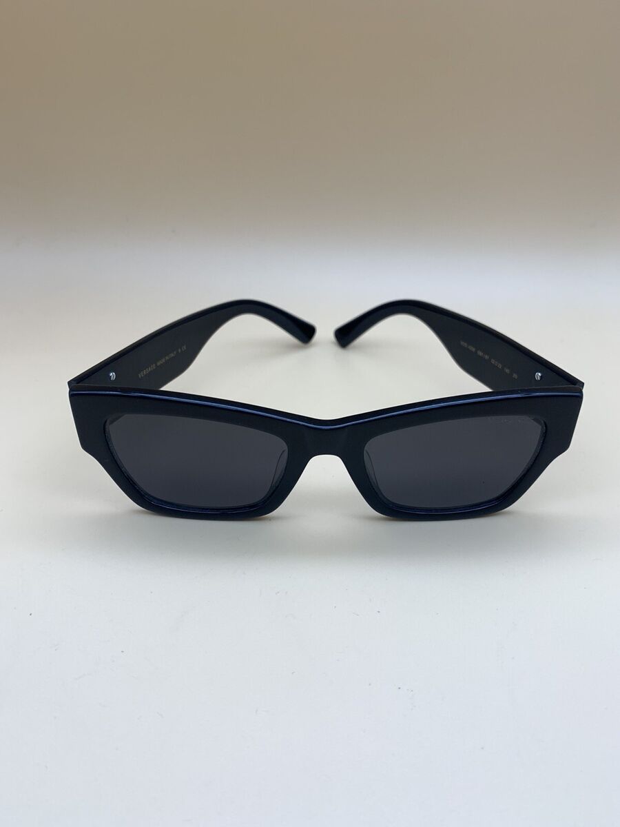 Versace Vintage Black Square Sunglasses MOD. 4358 GB1 /87 Versace Vintage Black Square Sunglasses MOD. 4358 GB1 /87