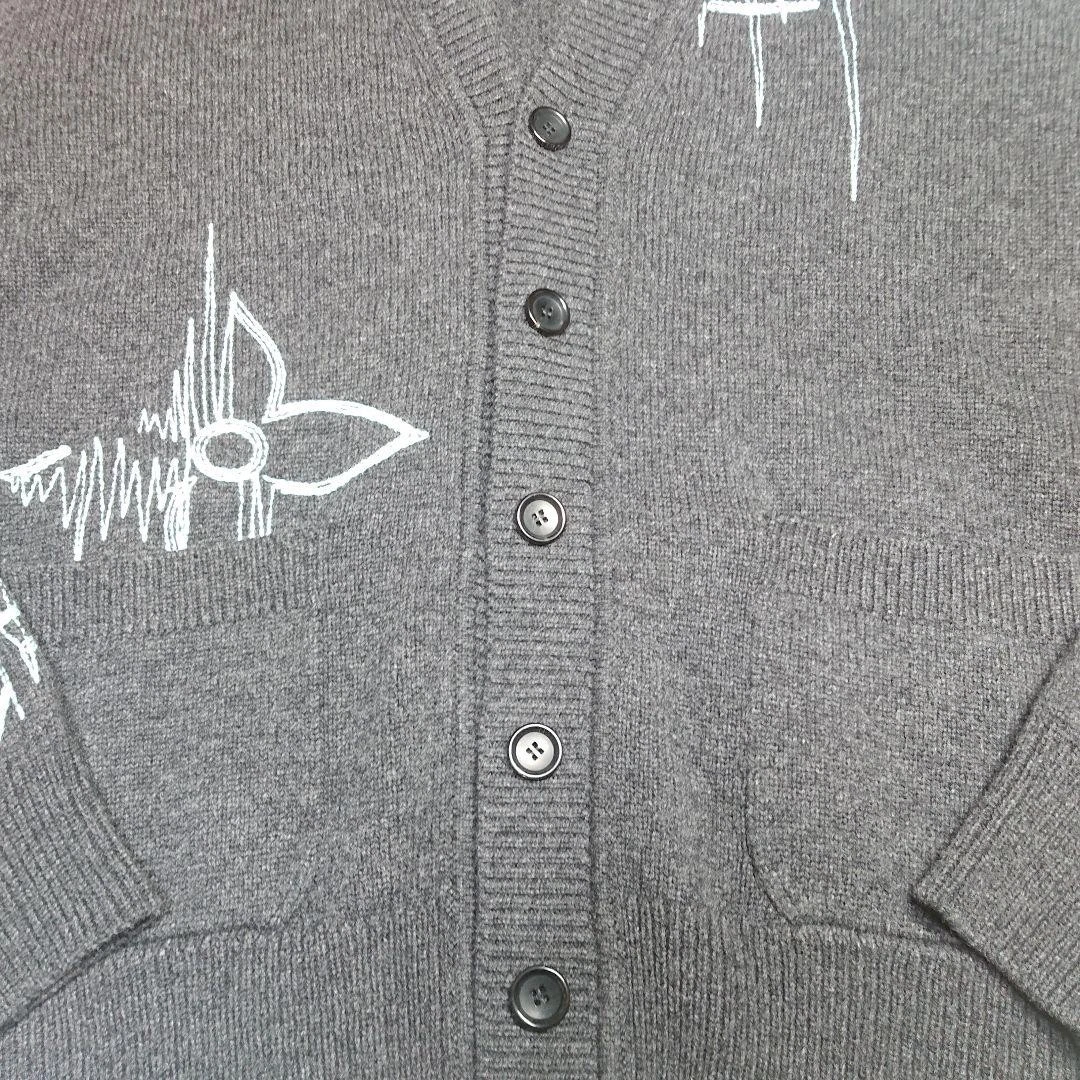 LOUIS VUITTON（LV） Lux Louis Vuitton Cardigan Frequenza Lv Grigio Antracite M