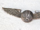Vintage 1960s American Airlines Stewardess Balfour Sterling Silver Wings Pin — photo 3