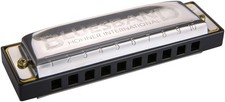 Hohner Accordions Blues Band Harmonica, Key of C, Chrome, Chrome
