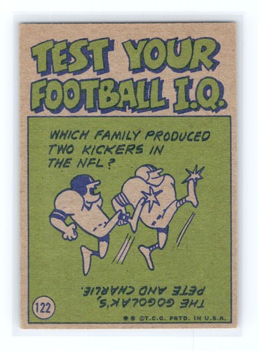 1972 Topps #122 Roger Staubach RC Rookie - Picture 2 of 2