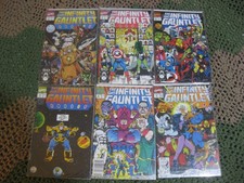 Marvel Comics Infinity Gauntlet numeri 1-6 tiratura completa quasi nuovo/m