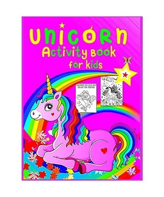 Unicorn Activity Book for Kids: Coloring pages and activities for girls and boys