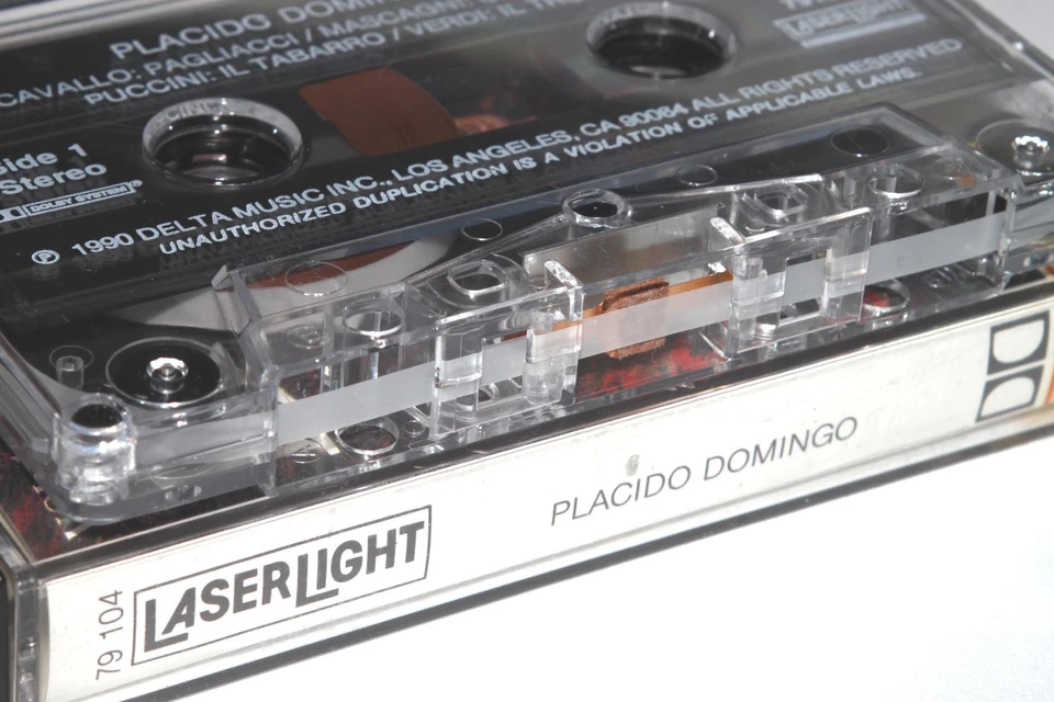 Placido Domingo Live Recordings 1967-68 Vol 1 (Cassette Tape 1990) PLAY TESTED Foto 2 de 4