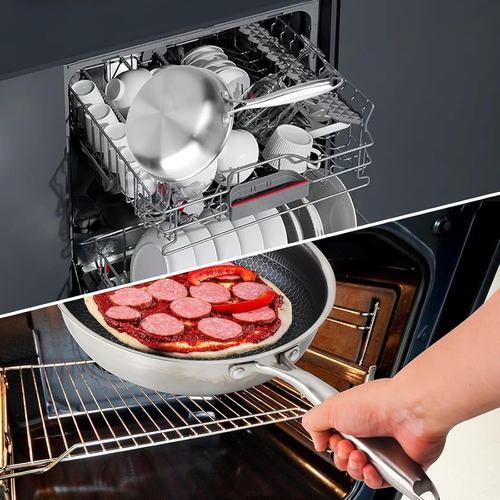 Hybrid Nonstick Frying Pan, 28Cm, Stay-Cool Handle, Dishwasher and Oven-Safe,... - Picture 6 of 12