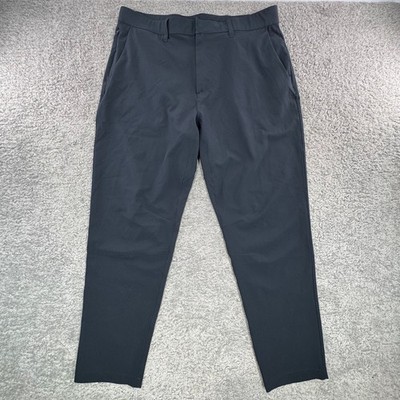 Fabletics Mens The Only Pant Black Technical Stretch Active Chino 36x30