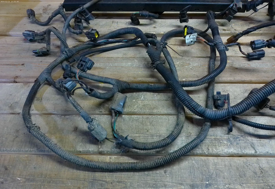 Jeep TJ Wrangler 2001 4,0 transmisión automática motor inyector cableado arnés OEM Foto 2 de 4