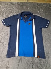 Trojan Records Mens Cotton Polo Shirt Tshirt  Size M Medium Ska Mod Used