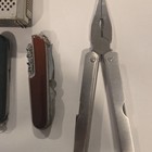 Grandpa Junk Drawer Mixed Lot Pocketknives & Multi-Tool Pliers, Radio, — photo 6