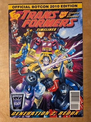 Transformers Timelines #5 Botcon Variant 2010 Fun Publications NM/VF+ Low Print