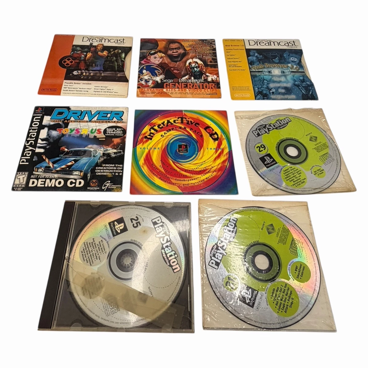 Lot 16 Démo de Jeux PS1 Playstation