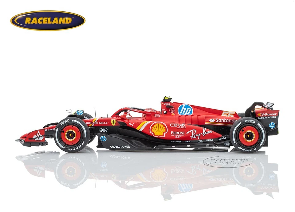 Ferrari SF-23 F1 Sieger GP Mexiko 2024 Carlos Sainz, Looksmart 1:18, LS18F1069 - Bild 2 von 4