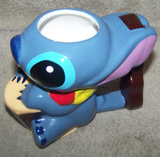 Disney Lilo Stitch Stitch figural mug cup ceramic 3D 11 0z w/ label FREE SHIP