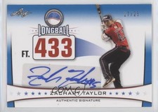 2013 Leaf Power Showcase Longball Auto 17/25 Zachary Taylor #LBA-ZT1 Auto fm0