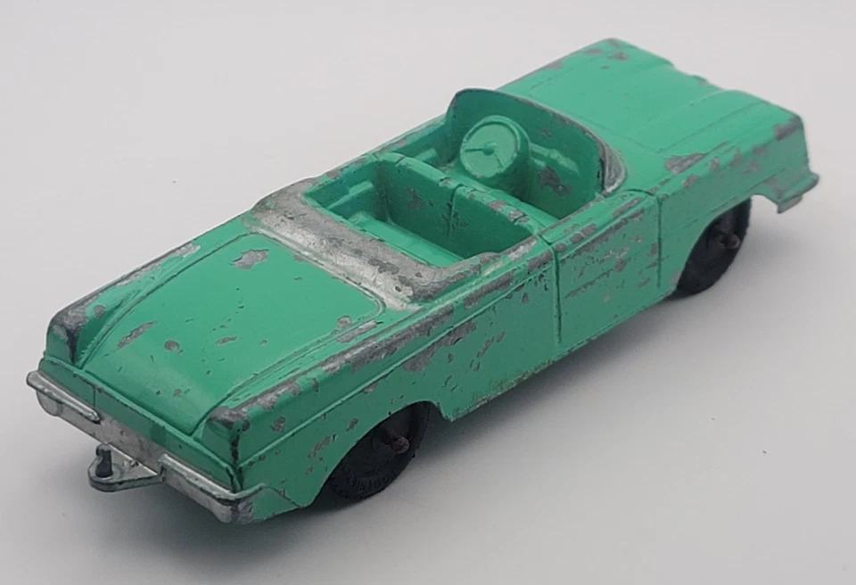CB51:老式 Tootsietoy 可调式汽车 20 世纪 60 年代绿色压铸 5.5 — 第 4/4 张图片