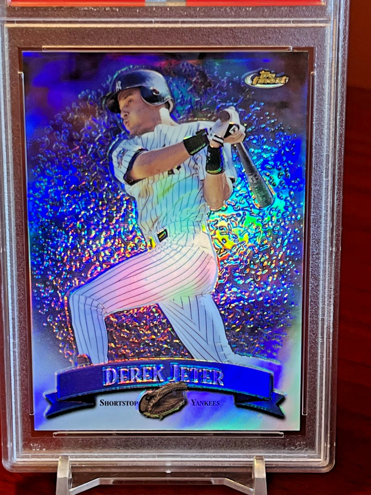 1998  DEREK JETER  TOPPS FINEST REFRACTOR   #92  PSA-10 GEM MINT! view 2