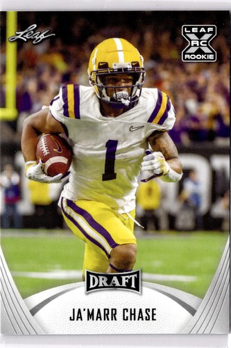 Ja'Marr Chase #31 — 2021 Leaf Draft football card