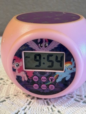 LEXiBOOK Projector Clock My Little Pony Snooze Alarm Function, Night Light