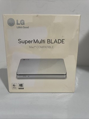 LG AP70NS50 DVDRW DL USB 2.0 Slim SuperMulti Blade External Drive - Silver
