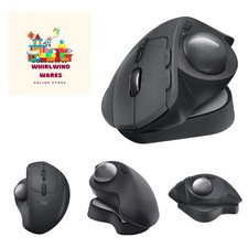 MX Ergo Plus Wireless Trackball Mouse, 2048 dpi Optical Sensor, 8 Buttons, 4-...