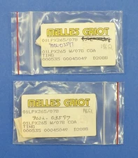 Two ea. 15mm dia. PLCX Lenses, 196mm FL, AR for 430-700nm (Melles Griot 01LPX265