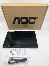 AOC E1659FWU 15.6" Ultra Slim 1366x768 200 Powered Portable LED - Scratch  Dent