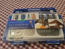 Dremel EZ686-01 - 18 Piece EZ Lock Sanding/Grinding Kit Accessory Set New