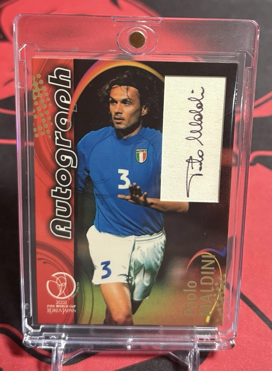 Italy Autographed FIFA World Cup Soccer Trading Cards