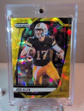 2025 Panini Prizm Draft Picks Josh Allen #200 Gold Cracked Ice