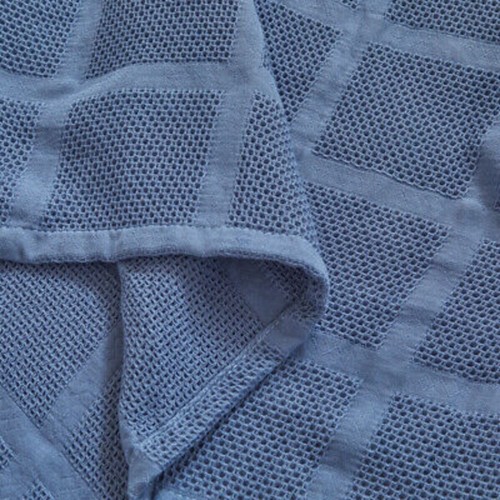100% Cotton Blanket Honeycomb Towel Quilt Cotton Waffle Gauze Car Throw Blanket - Picture 8 of 19