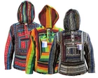 Hippie Boho Retro Gheri Emo Multi Color Baja Hoodies Jumpers Nepalese Pullover