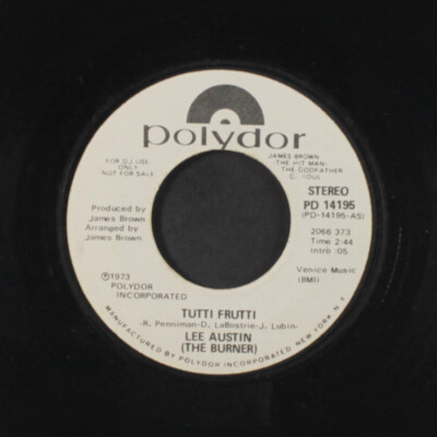 LEE AUSTIN: tutti frutti / mono Polydor 7'' Single 45 RPM