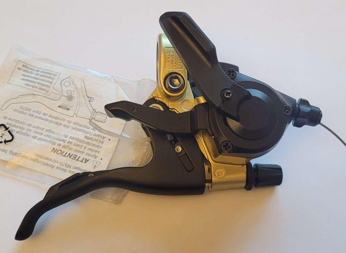 Shimano Deore LX STI M570 Gold brake/shifter left/ right+ rear