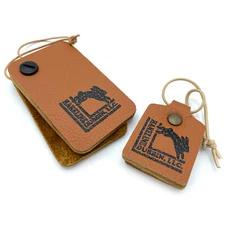 HARELINE LEATHER AMADOU DRYER - Fly Fishing Drying Patch - Small or Large NEW!