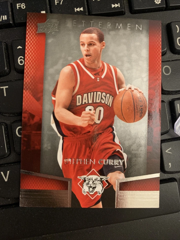 2014-15 Upper Deck Lettermen Basketball #18 Stephen Curry Davidson Centered Nice - Image 2 of 4