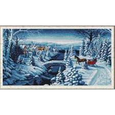 Bead Embroidery Kit DIY Beaded Stitching Needlepoint Beadwork Gnome nik-1263