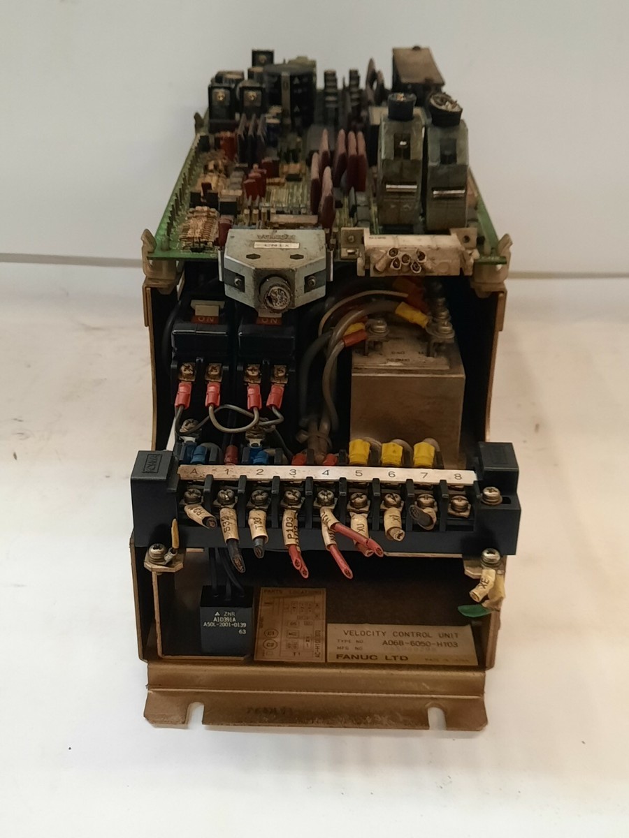 FANUC VELOCITY CONTROL UNIT A06B-6050-H103 | eBay FANUC VELOCITY CONTROL UNIT A06B-6050-H103 | eBay
