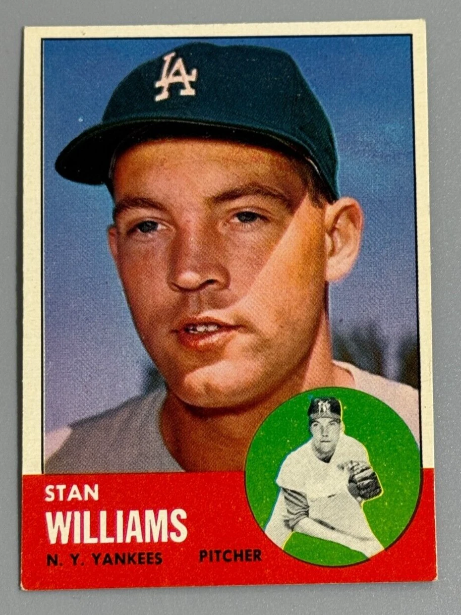 1963 Topps #42 Stan Williams - Excellent