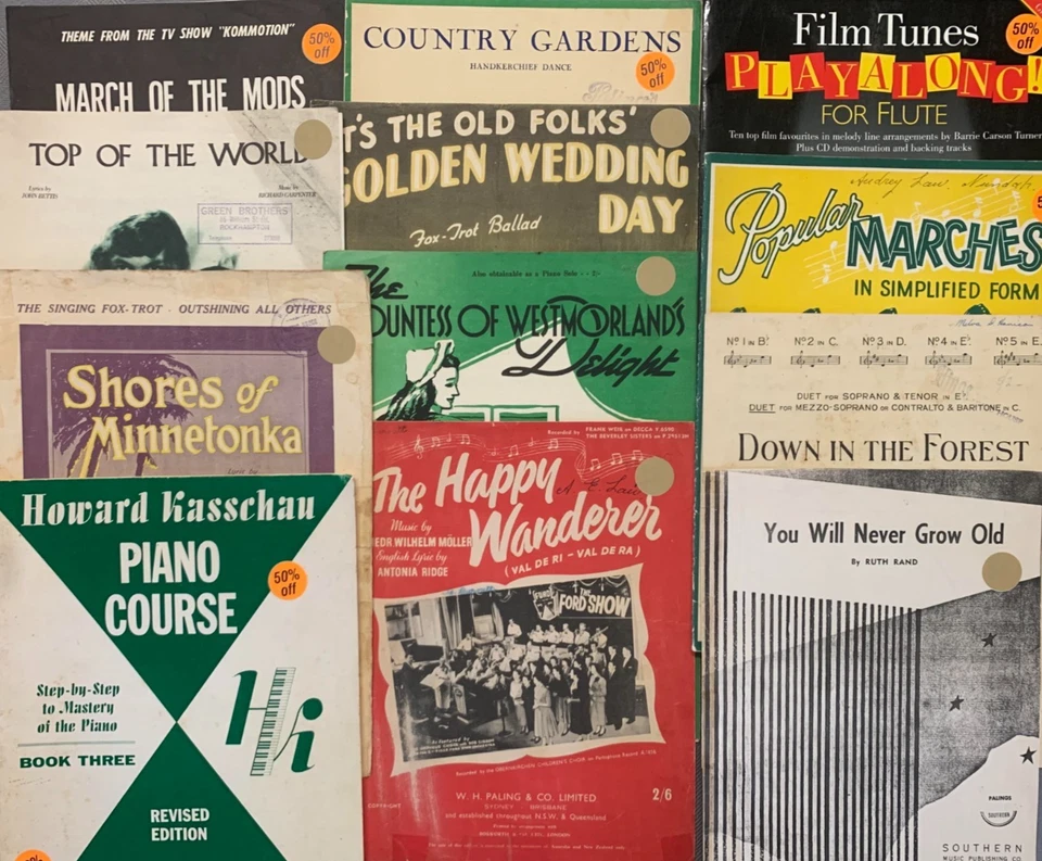 RARE Sheet Music & Songbook SALE! - Combine Postage & SAVE! - Image 3 of 4