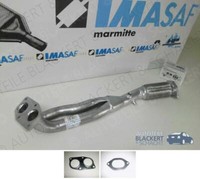 Imasaf Auspuff Hosenrohr/Flexrohr+Anbauteile für Fiat Barchetta Euro 2 1995-2000
