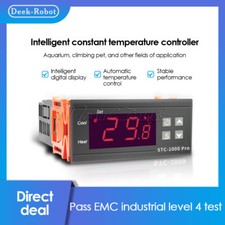 Digital AC220V STC-1000 Pro Temperature Controller Thermostat NTC 10K Sensor-