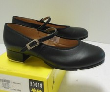 New/Box Bloch S0323L Ladies BLK Showtappers Tap Shoes 1-1/2" Cuban heel Leather