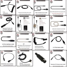 FCS V60 Dual-Channel Multi-specification Line  For  Prc148 152 Walkie-Talkie PTT