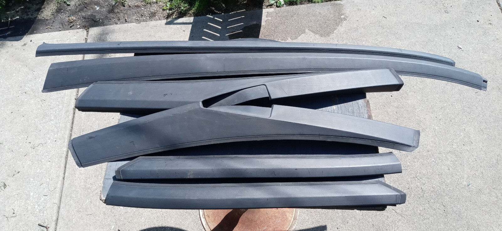 0712 Dodge Caliber Upper Roof Trim Panel Molding Set Complete OEM/DC