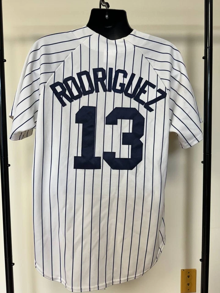 Camiseta Majestuosa de los Yankees de Nueva York Alex Rodríguez #13 Talla L Foto 2 de 4