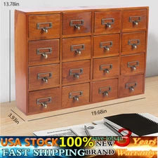 16 Drawers Desktop Storage Cabinet Drawers Jewelry Holder Rack for Sewing Kits
