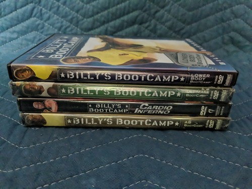 Tae Bo Billy' BOOTCAMP DVD LOT: CARDIO INFERNO, LOWER BODY, ULTIMATE, ABS (Read) - Picture 4 of 7