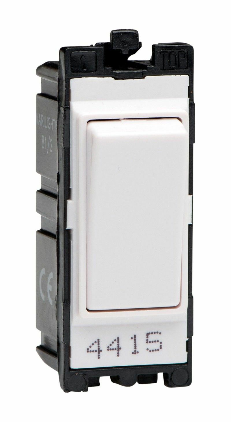 Varilight G202SW Powergrid Module White 20A 2-Way Single Pole Switch