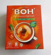BOH Plantation Cameron Highlands TEA 100 Bags Malaysia Tea Bags Oolong Tea MY