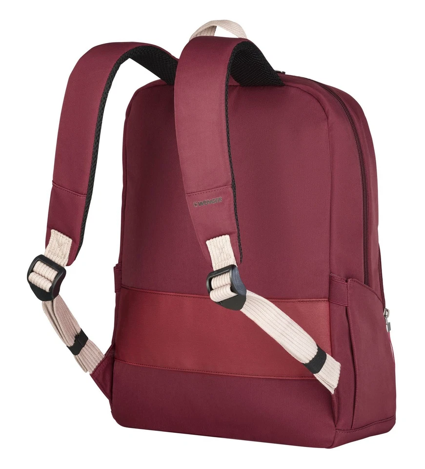 WENGER Motion 15.6" Laptop Backpack Rucksack Digital Red dunkelrot koralle Neu - Bild 4 von 4